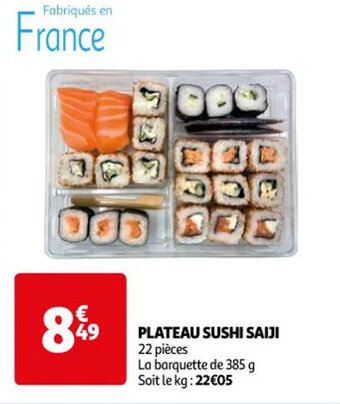 Auchan PLATEAU SUSHI SAIJI offre