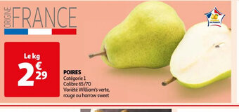 Auchan POIRES offre
