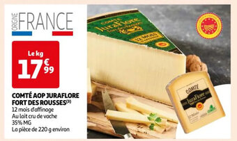 Auchan COMTÉ AOP JURAFLORE FORT DES ROUSSES offre