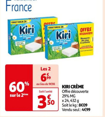 Auchan KIRI CRÈME offre
