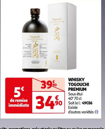 Auchan WHISKY TOGOUCHI PREMIUM offre