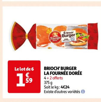 BRIOCH' BURGER LA FOURNÉE DORÉE