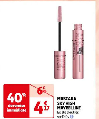 Auchan MASCARA SKY HIGH MAYBELLINE offre