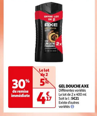 Auchan GEL DOUCHE AXE offre