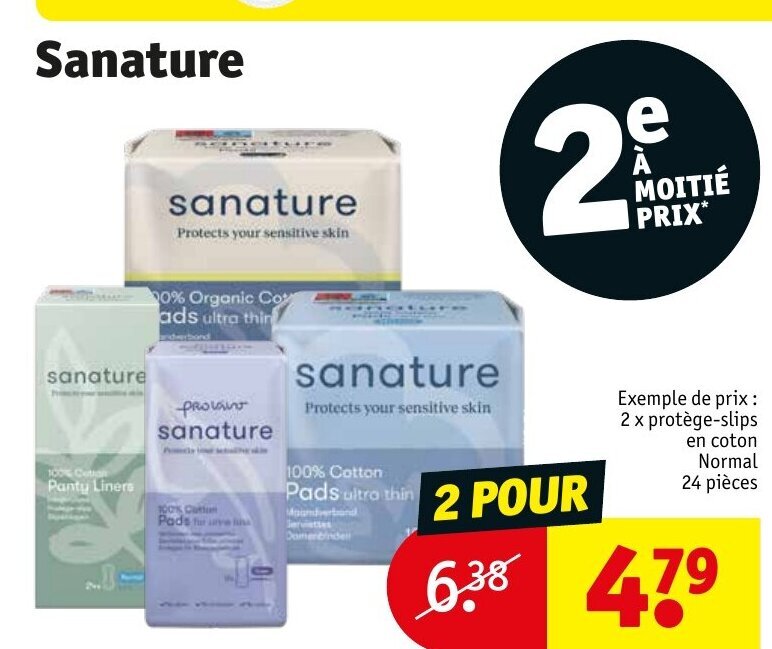 Promo Sanature chez Kruidvat