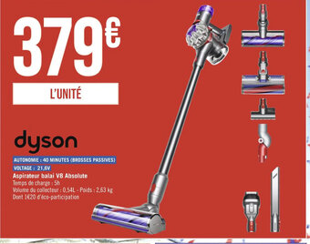 Aspirateur balai V8 Absolute