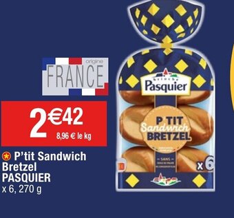 Migros P'tit Sandwich Bretzel PASQUIER offre