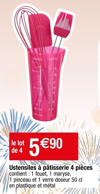 Migros Ustensiles à pâtisserie 4 pièces offre