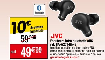 Écouteurs intra bluetooth ANC réf. HA-A25T-BN-E