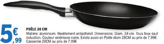 E.Leclerc POÊLE 24 CM offre