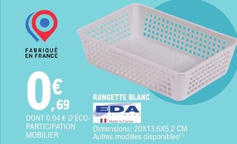 E.Leclerc RANGETTE BLANC offre