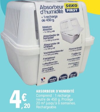 E.Leclerc ABSORBEUR D'HUMIDITÉ offre