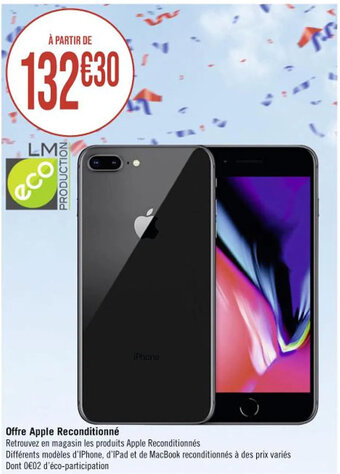 Offre Apple Reconditionné
