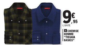 E.Leclerc CHEMISE HOMME "TISSAIA BASICS" offre