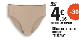 E.Leclerc CULOTTE TAILLE UNIQUE "TISSAIA" offre