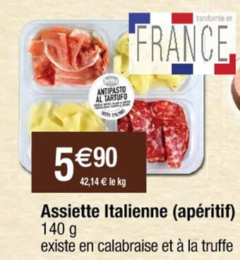 Cora x Carrefour Assiette Italienne (apéritif) offre