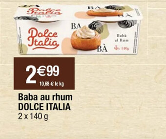 Baba au rhum DOLCE ITALIA 2 x 140 g