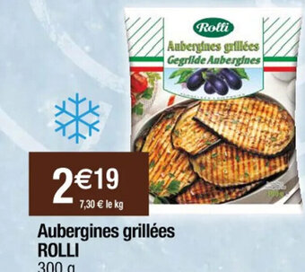 Aubergines grillées ROLLI