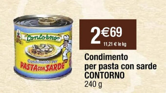 Condimento per pasta con sarde CONTORNO