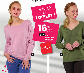 E.Leclerc PULL MANCHES LONGUES offre
