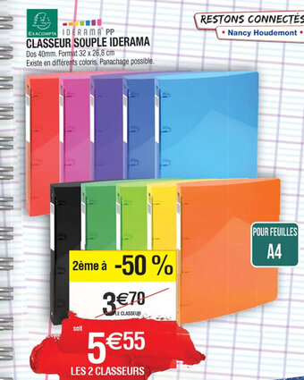 CLASSEUR SOUPLE IDERAMA