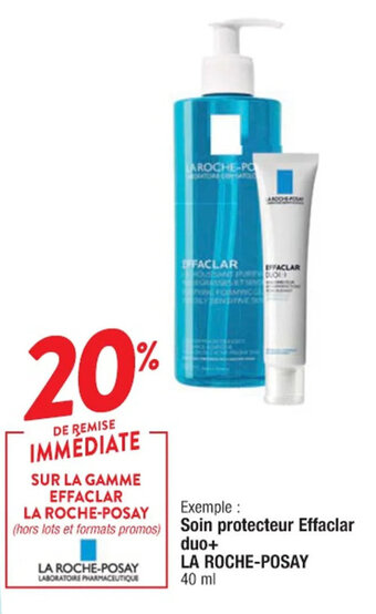 Cora x Carrefour Soin protecteur Effaclar duo+ LA ROCHE-POSAY offre