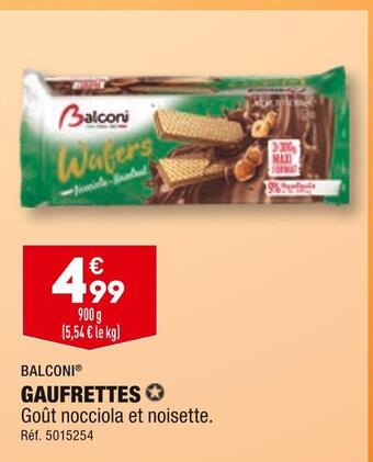 ALDI Balconi gaufrettes offre