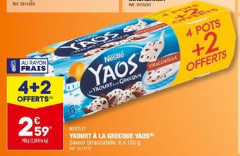 ALDI Nestlé yaourt à la grecque yaos offre