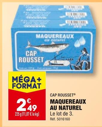 ALDI Cap rousset maquereaux au naturel offre