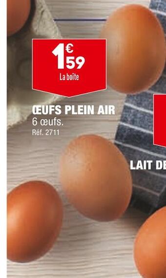ALDI Œufs plein air offre