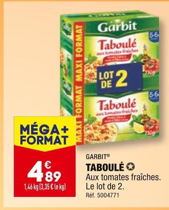 ALDI Garbit taboulé offre
