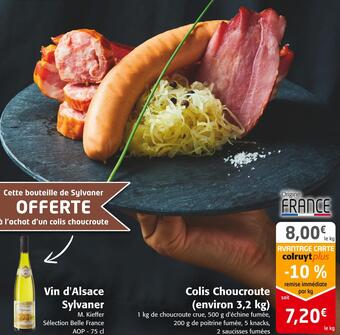 Colruyt Colis choucroute (environ 3,2 kg) offre