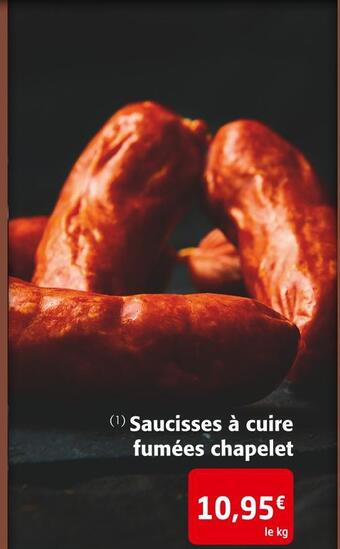 Colruyt Saucisses à cuire fumées chapelet offre