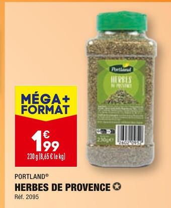 ALDI Portland herbes de provence offre