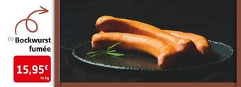 Colruyt Bockwurst fumée offre