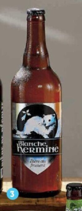 Super U BIERE BLANCHE HERMINE 4 offre