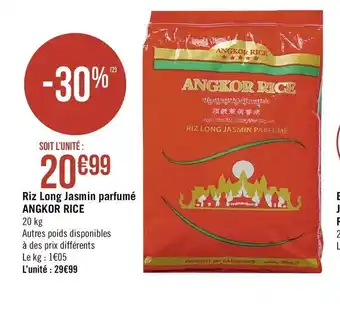 Riz long Jasmin Parfumé Angkor rice