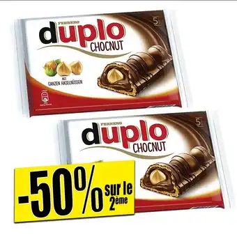 Norma 5 barres chocolat noisette offre