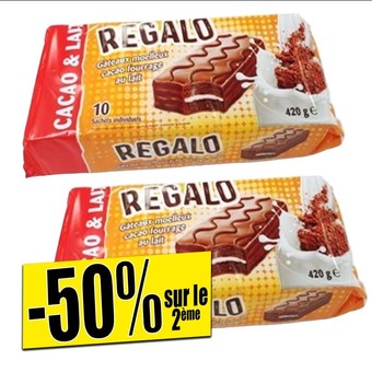 Norma 10 génoises fourrées cacao offre
