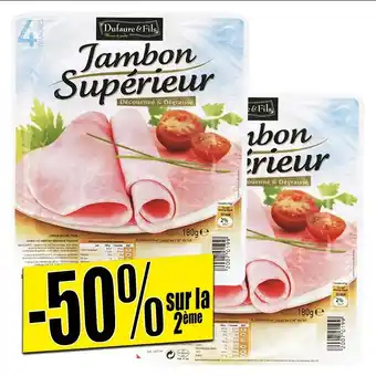 Norma Jambon supérieur découenné et dégraissé offre