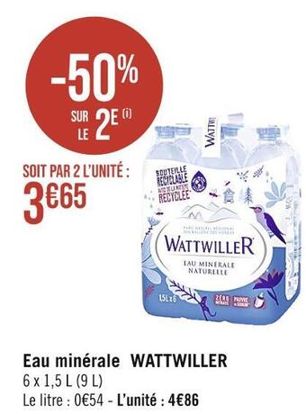 Wattwiller eau minérale
