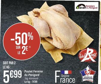 Casino Supermarchés Périgord poulet fermier du périgord offre