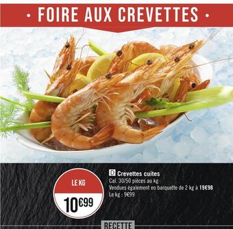 Crevettes cuites