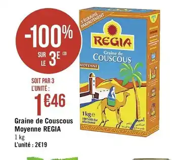 Graine de Couscous Moyenne Regia