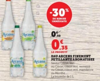 EAU ARCENS FINEMENT PETILLANTE AROMATISEE