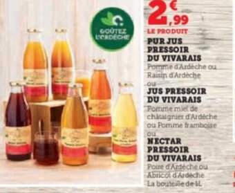 Super U LE PRODUIT PURJUS PRESSOIR DU VIVARAIS offre