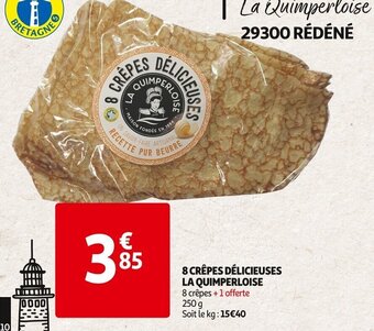Auchan 8 CRÊPES DÉLICIEUSES LA QUIMPERLOISE offre