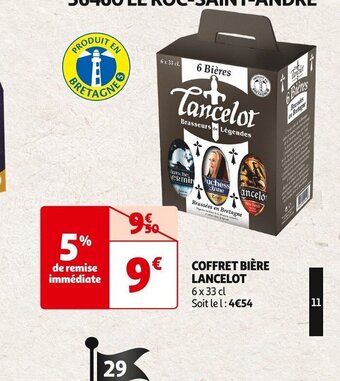 Auchan COFFRET BIÈRE LANCELOT offre