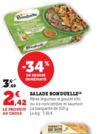 Hyper U SALADE BONDUELLE offre