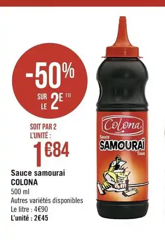 Sauce samourai COLONA